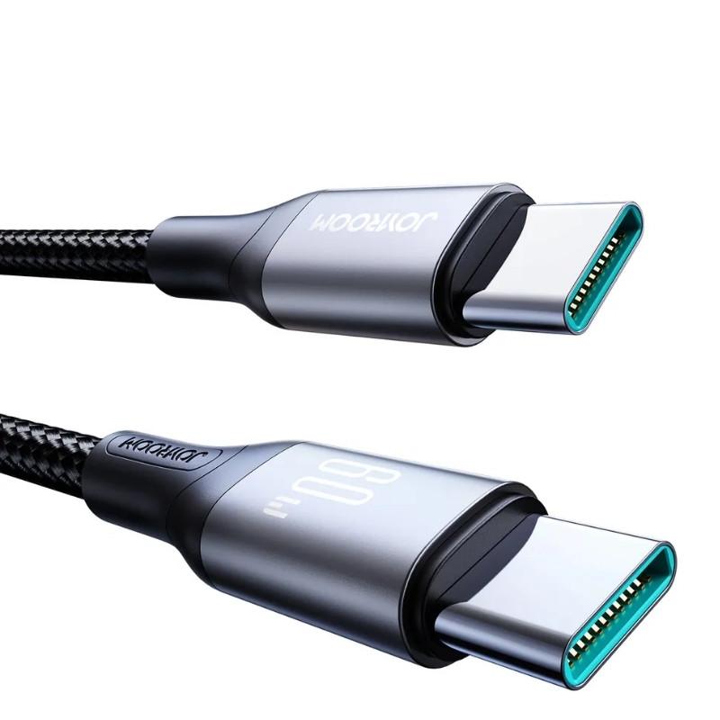 Cabo USB‑C para USB‑C Joyroom Flash Series 60 W 2 m, Preto